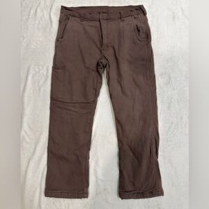 Polar King Men's Brown Cargo Fleece Pants